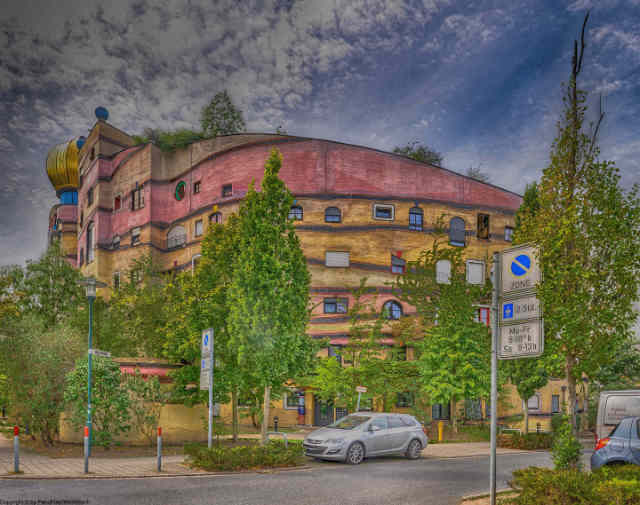 Hundertwasserhaus Waldspirale in Darmstadt_03 640