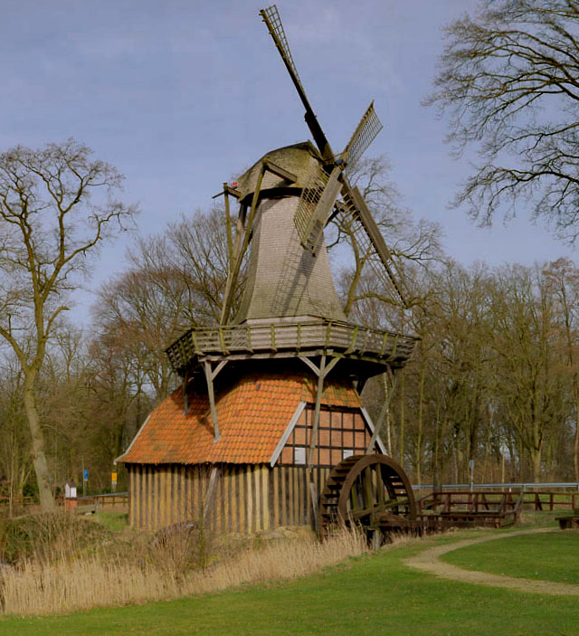 Hüvener Wind- und Wassermühle in Hüven